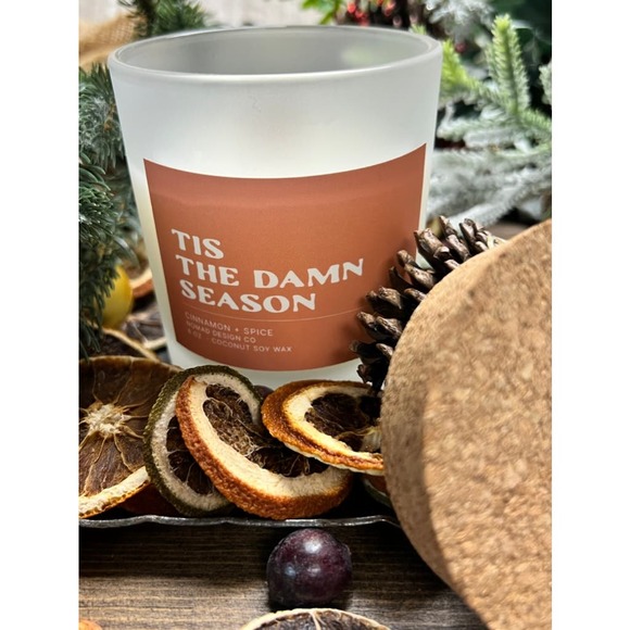 Tis The Damn Season Jar Candle 8 oz - Picture 3 of 12